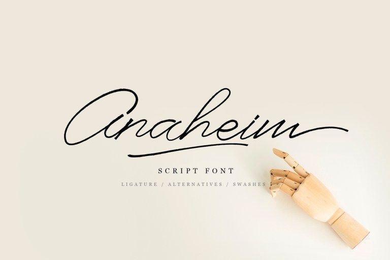 Anaheim Script Font Free Download