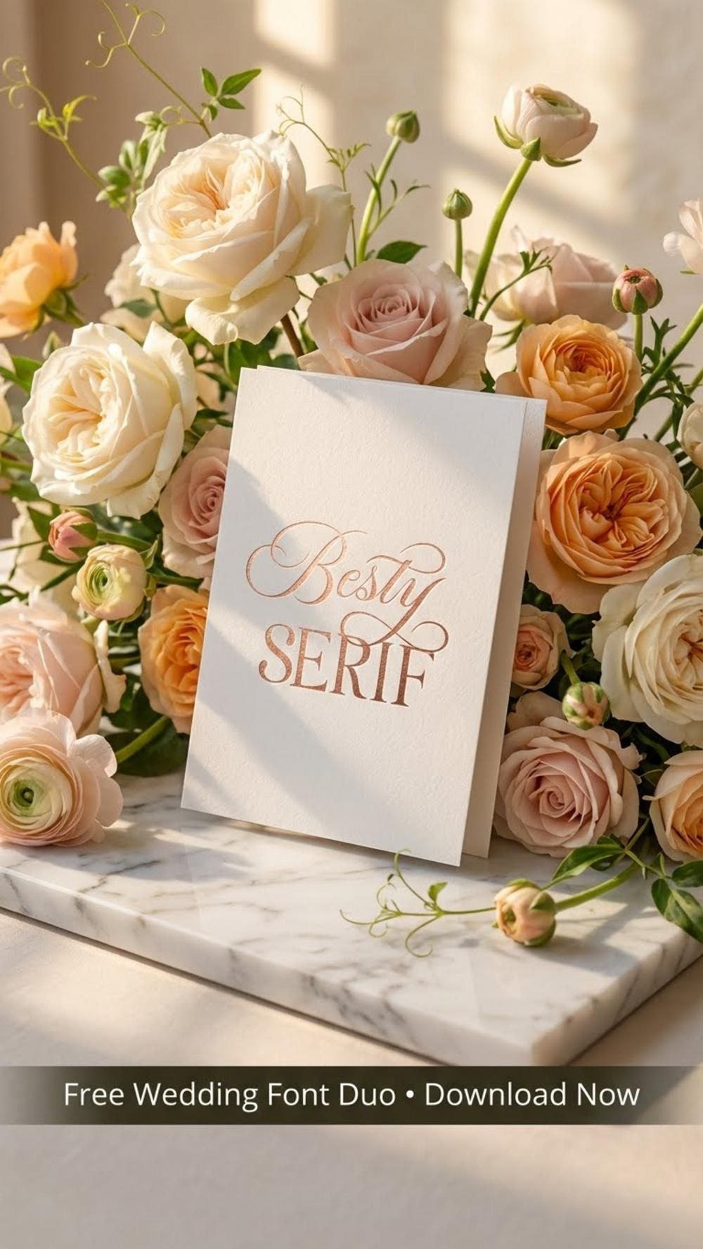 Elegant Besty Serif Wedding Font Download.