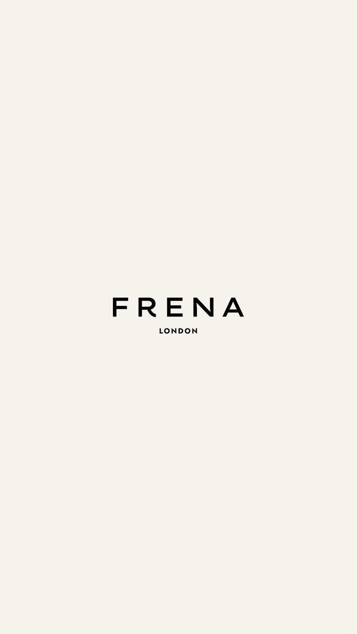 Design logo Frena, brand design, designer aesthetic