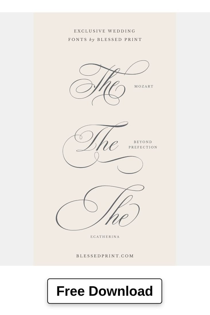 Compare the Best Calligraphy Fonts for Elegant Stationery