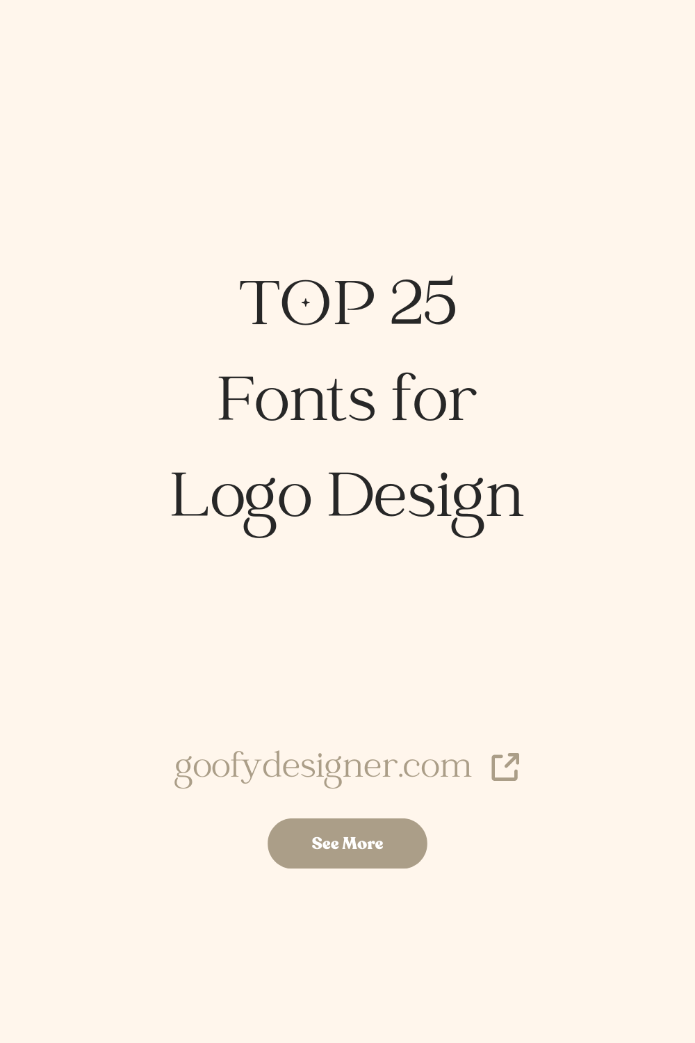 25 Fonts for Logo Design