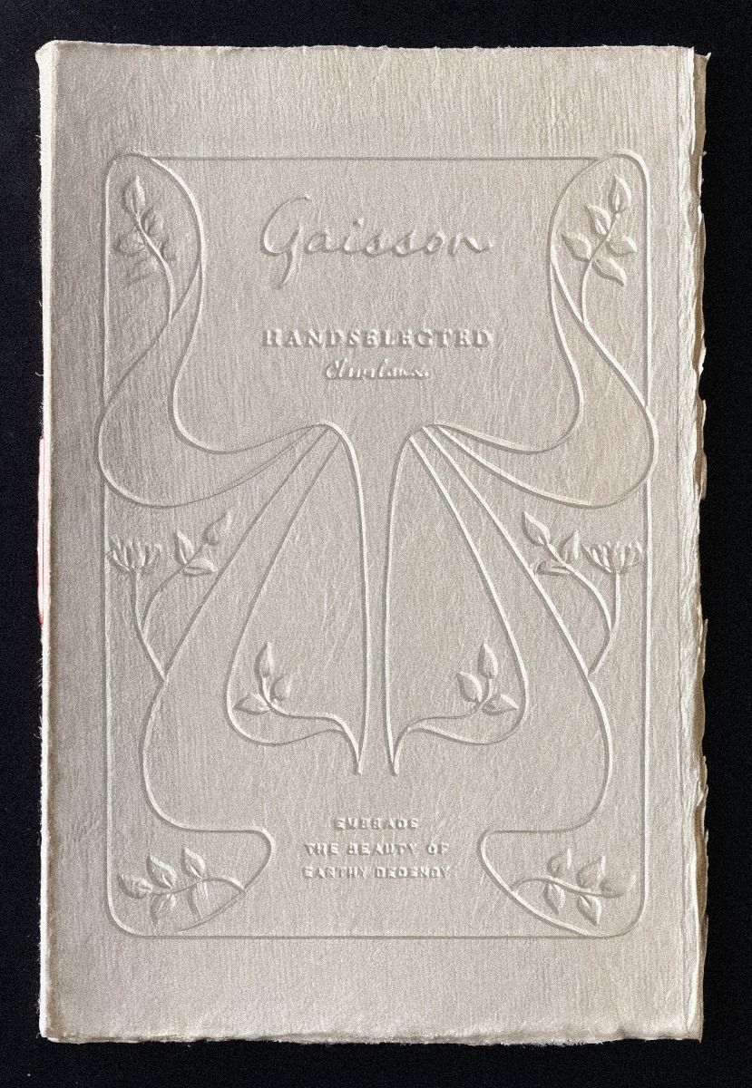 Labels Studio — Parisian Chic, Romantic & Vintage poster for Al Gaisson, with handwritten text.