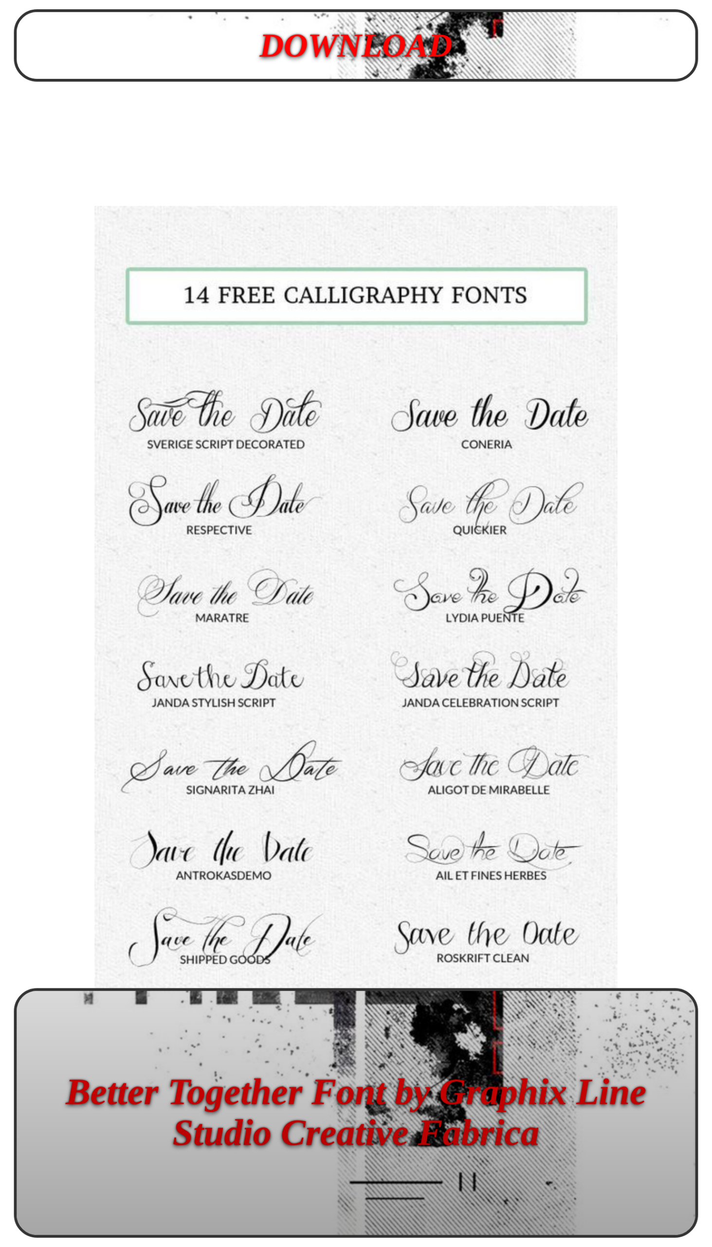 Better Together Font by Graphix Line Studio Creative Fabrica