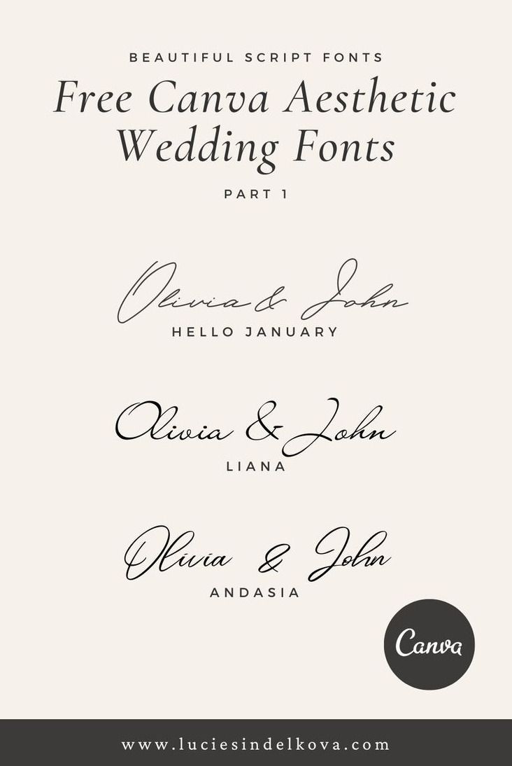Best Wedding Font |