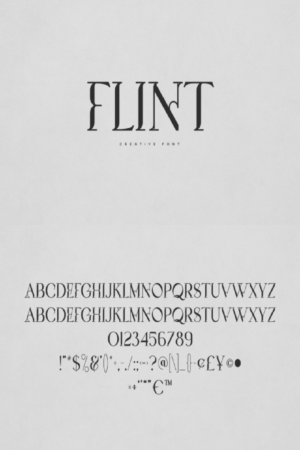 Flint Font: Elegant Serif for Branding, Logos, and Magazine Headers
