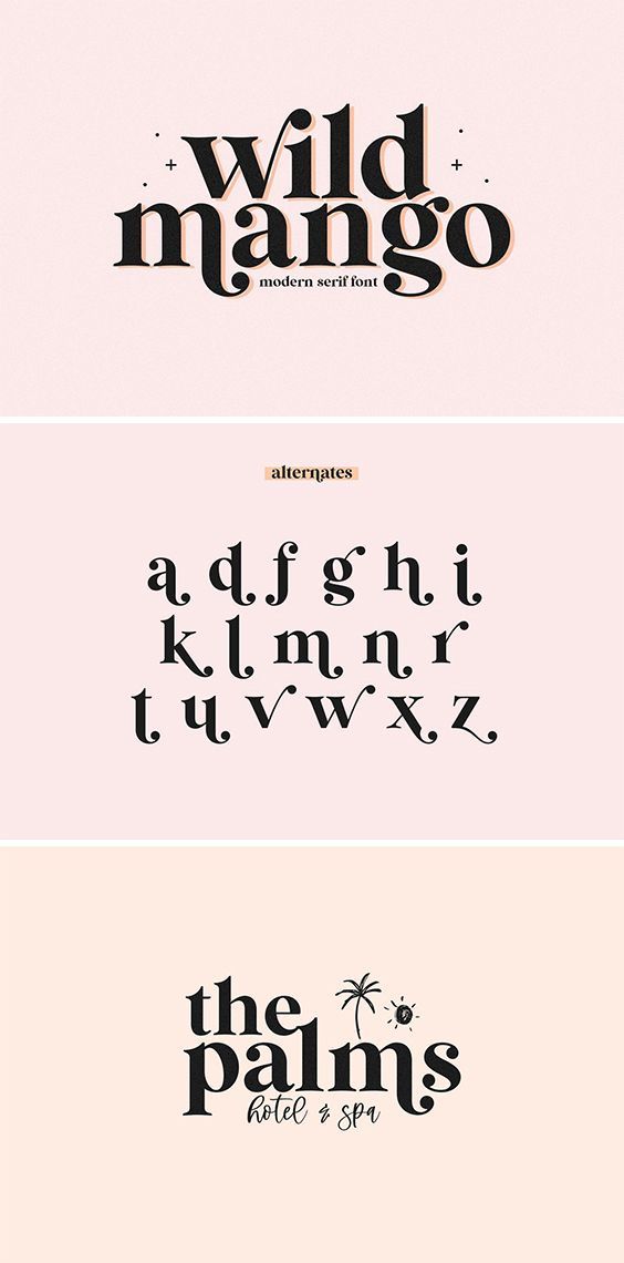 💎 Wild Mango: The Go-To Modern Serif Font for All Your Needs! 📚🌟