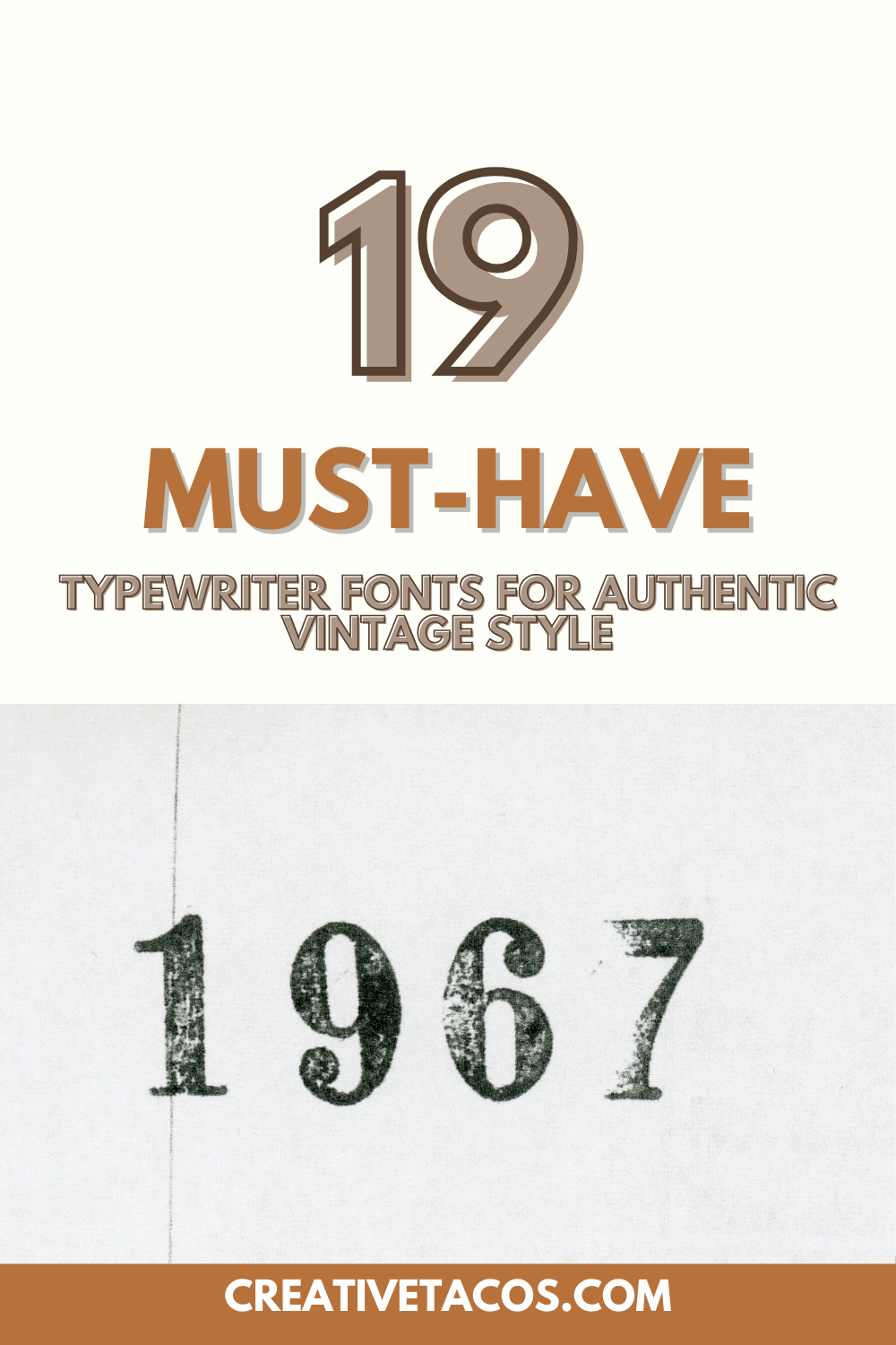 19 Must-Have Typewriter Fonts for Authentic Vintage Style