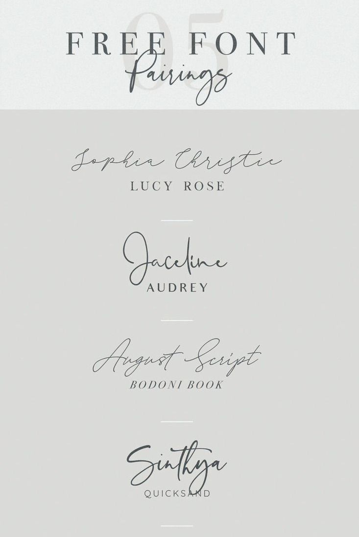 Harmonious Type Combinations