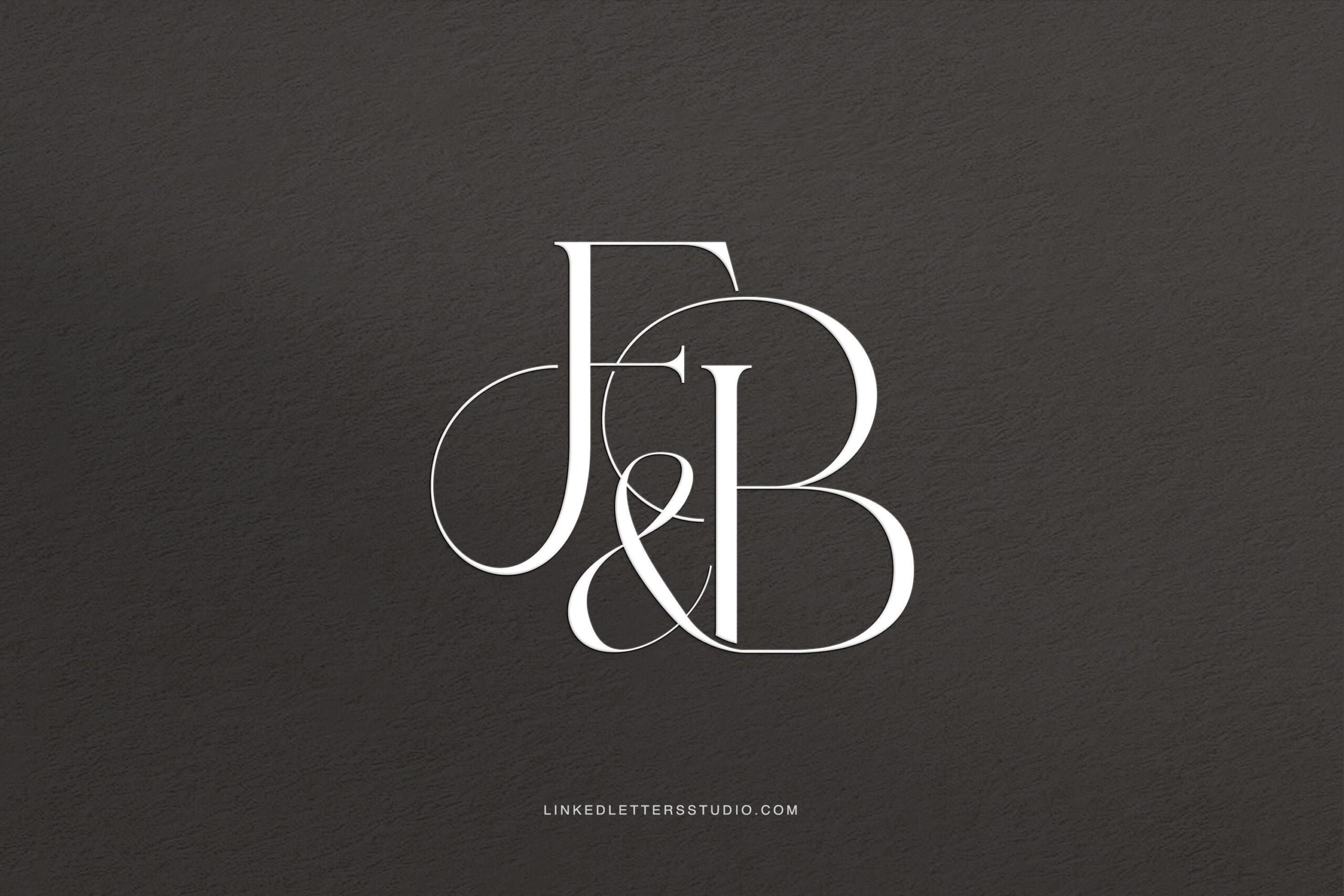 FB | Seraph — stylish wedding monogram, wedding initials, premade logo