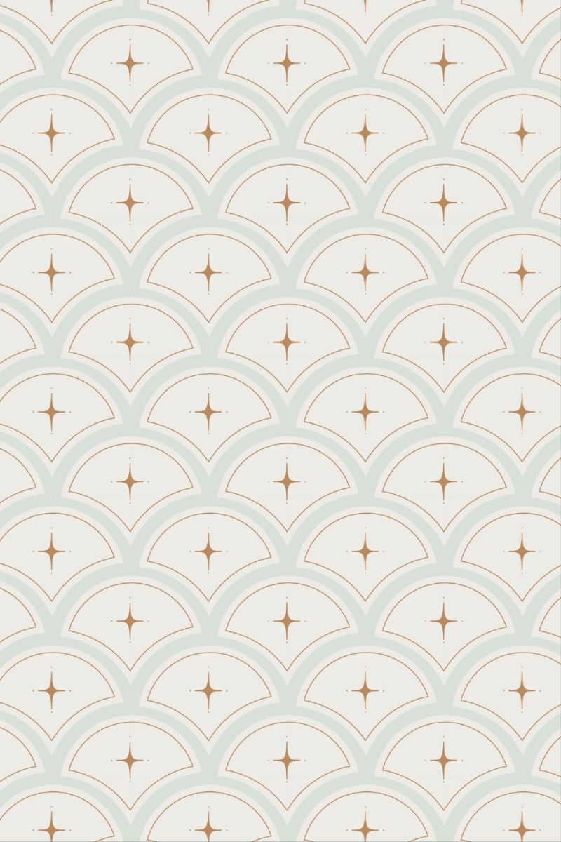 Vintage Inspired Illustrated Pattern Design For The New Nourished Brand Design With Icon