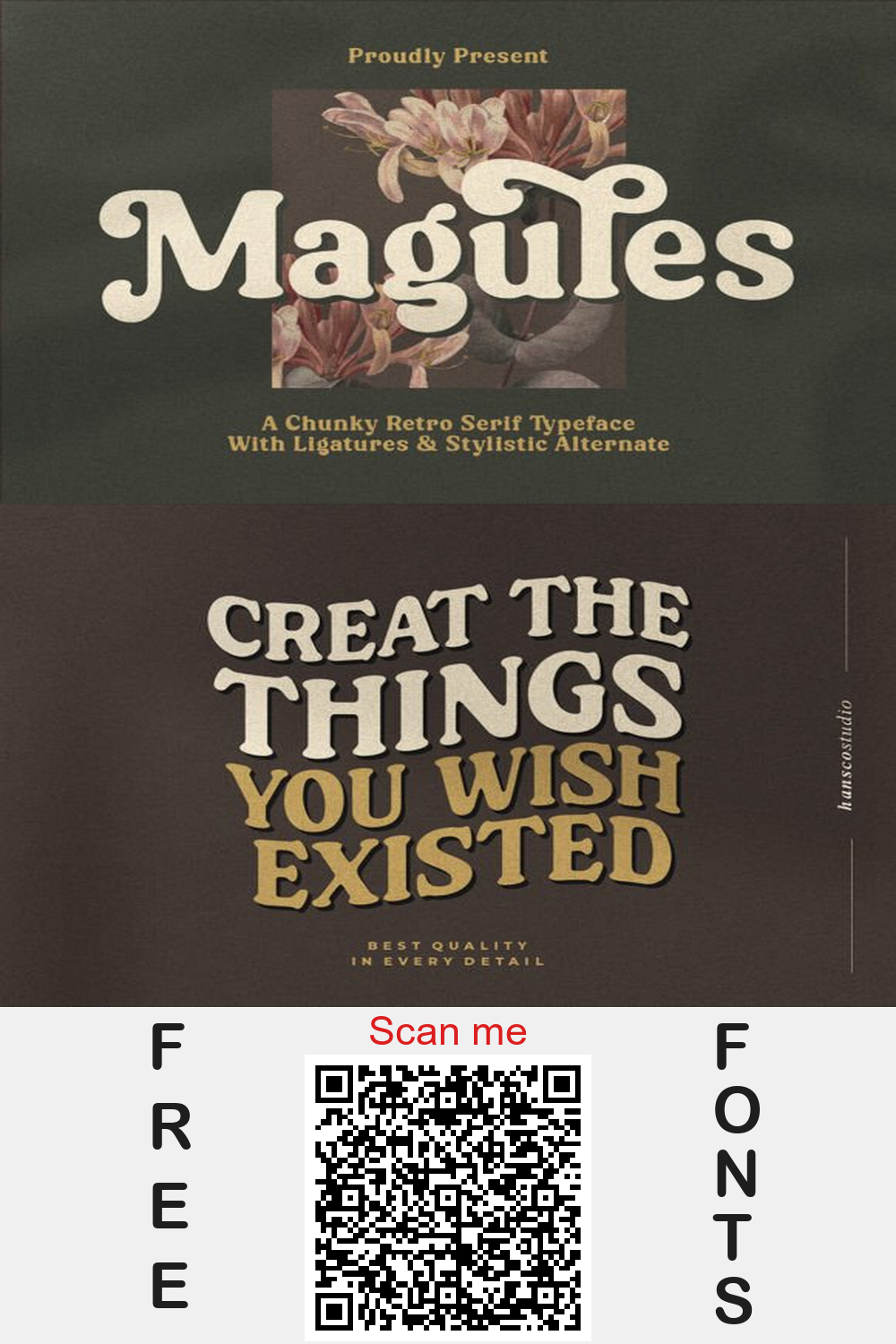 Magules Font: Chunky Retro Serif for Eye-Catching Logo Design