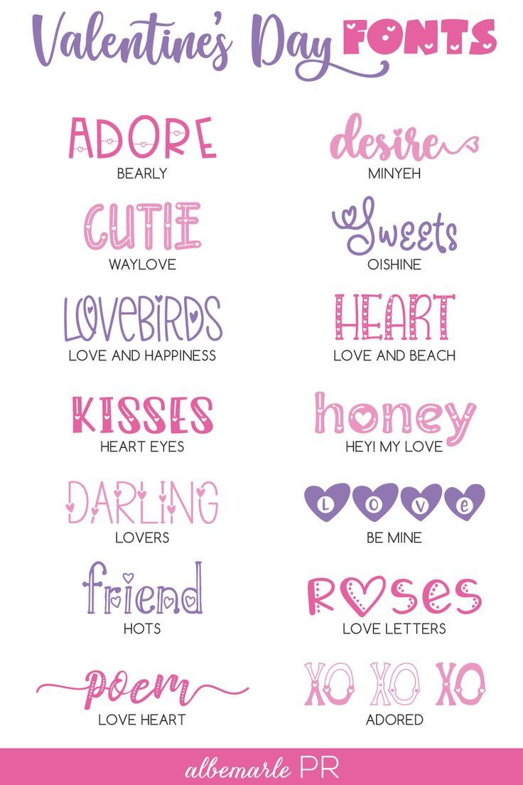 Fonts with Hearts  |  Script Fonts with Hearts  |  Valentine’s Day Fonts