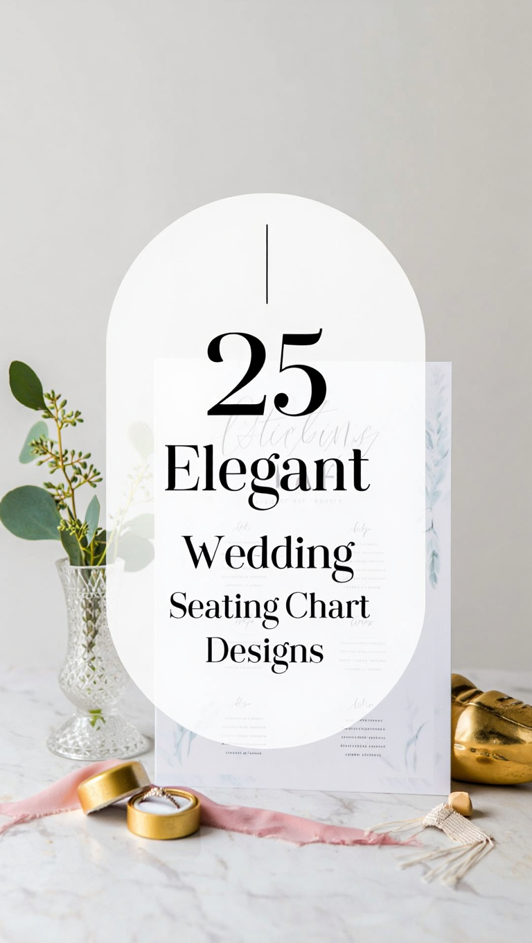 Monogrammed Initial Seating Chart Wedding Seating Chart Canva Templates for Easy Planning