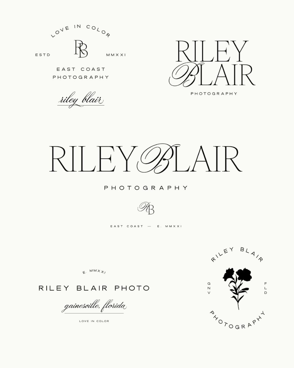 Logo Suite Wedding Photographer | Brand Identity for Luxury Wedding Photographer