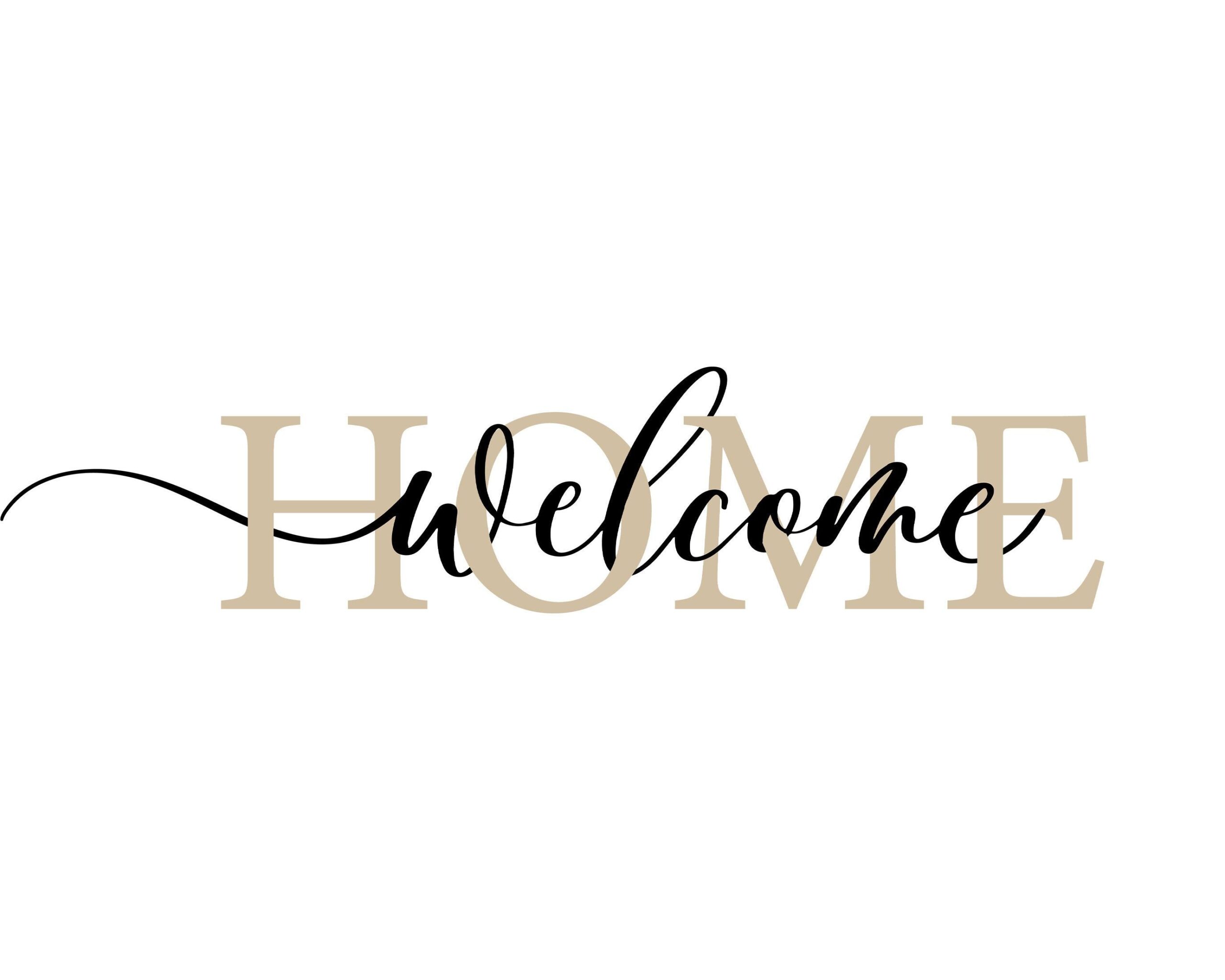 Welcome Home SVG, PNG — Welcome Calligraphy, Farmhouse Svg, Welcome Sign Svg, Svg manuscrit, Wood Sign Svg, Cut Files Cricut, Silhouette