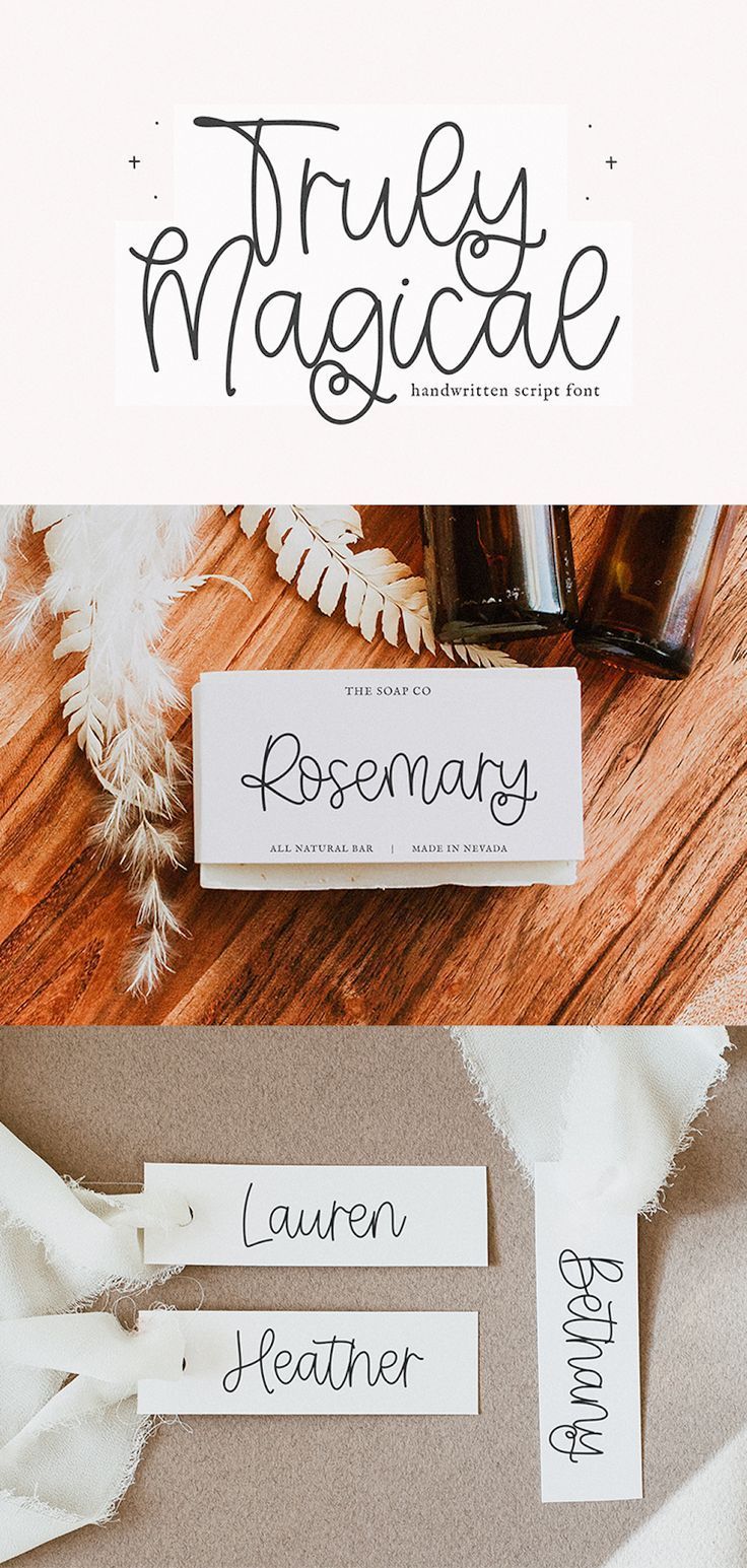 Modern Script Fonts for Cricut