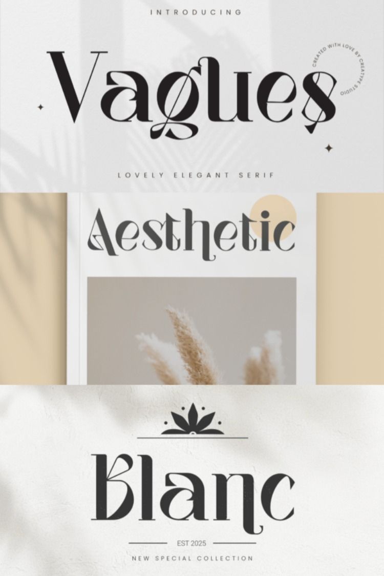 Vagues Elegant Font