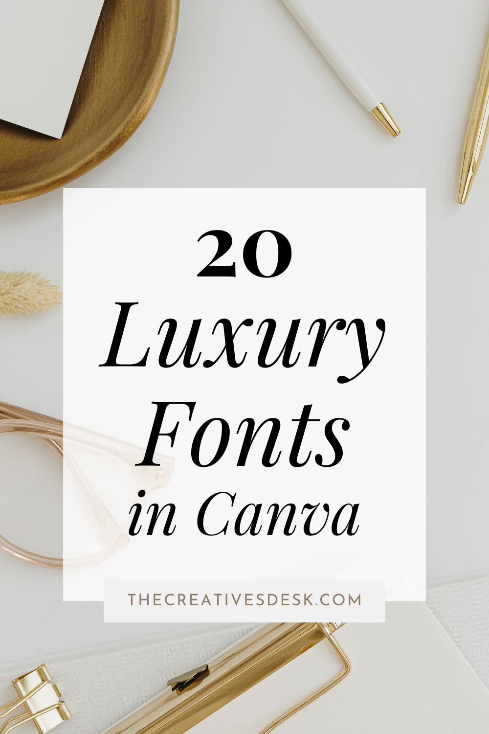 Luxury Fonts in Canva