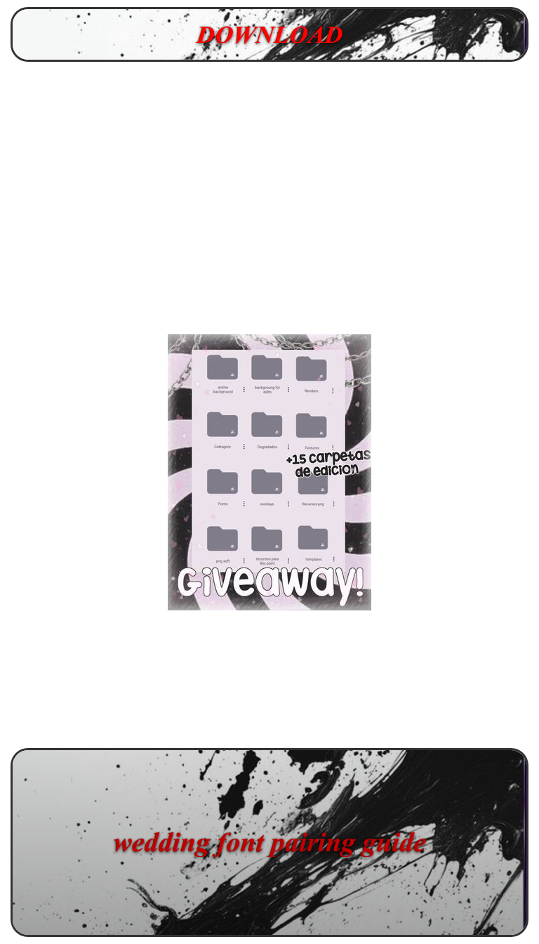 wedding font pairing guide