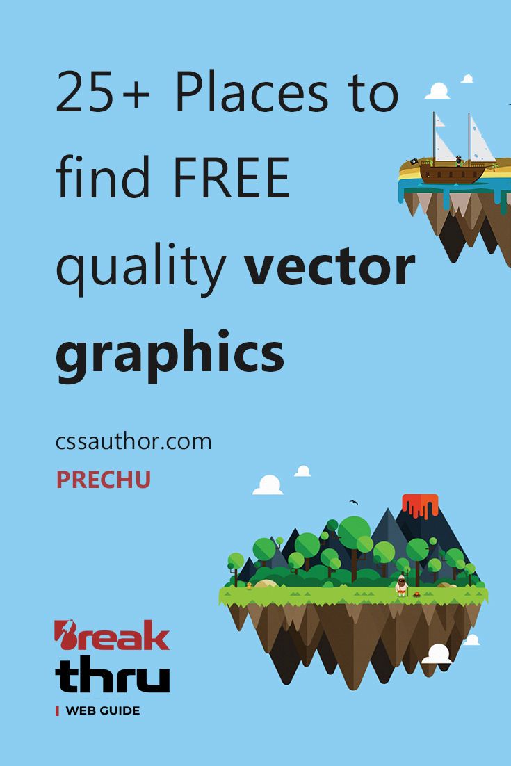 25+ Places To Find Free Quality Vector Graphics