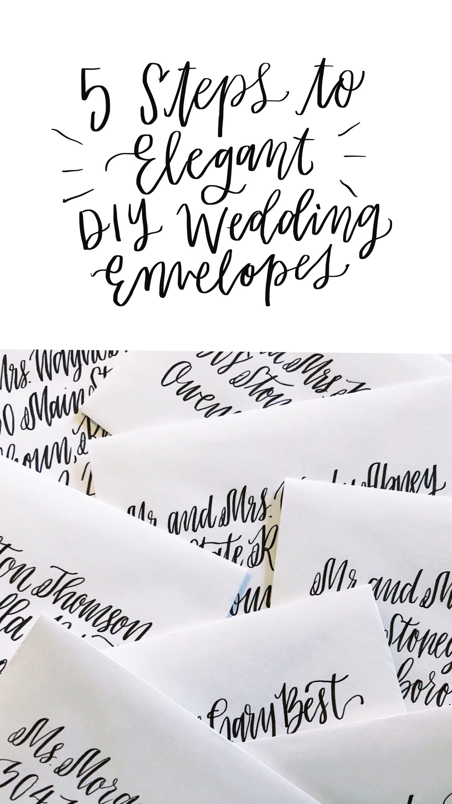 5 Steps to Elegant DIY Wedding Envelopes — Tombow USA Blog