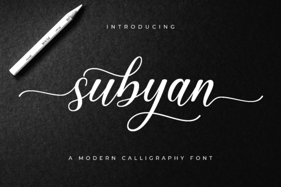 Subyan Font by Suby Studio · Creative Fabrica