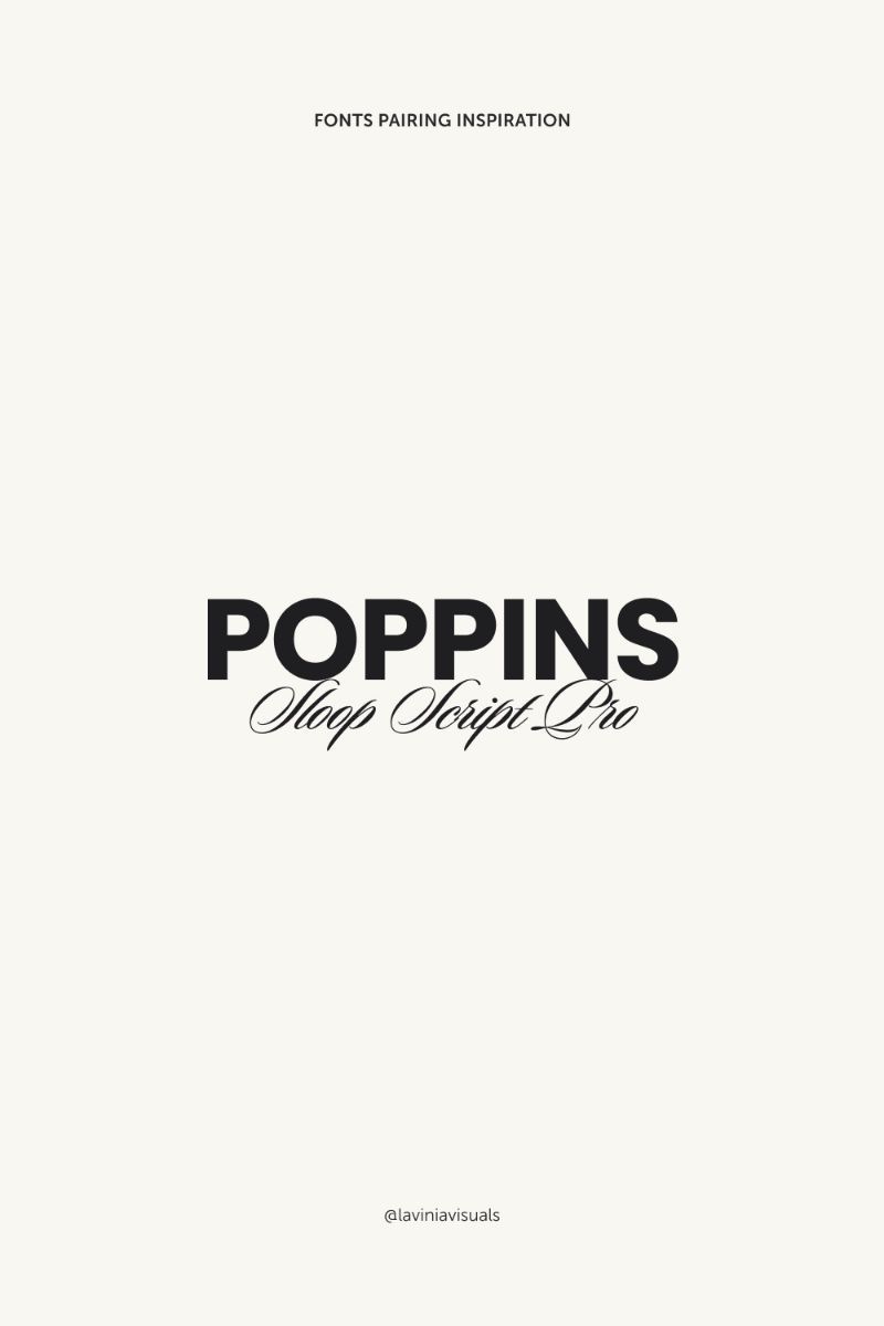 Serif and San Serif Font Pairing for Bold and Stylish Brand | Graphic Design🔻