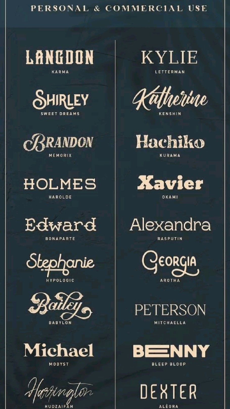 50 Best Fonts for Designers: Handpicked Ideas