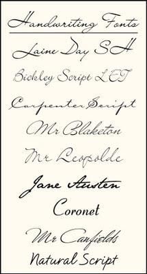 Stunning Wedding Font Pairings