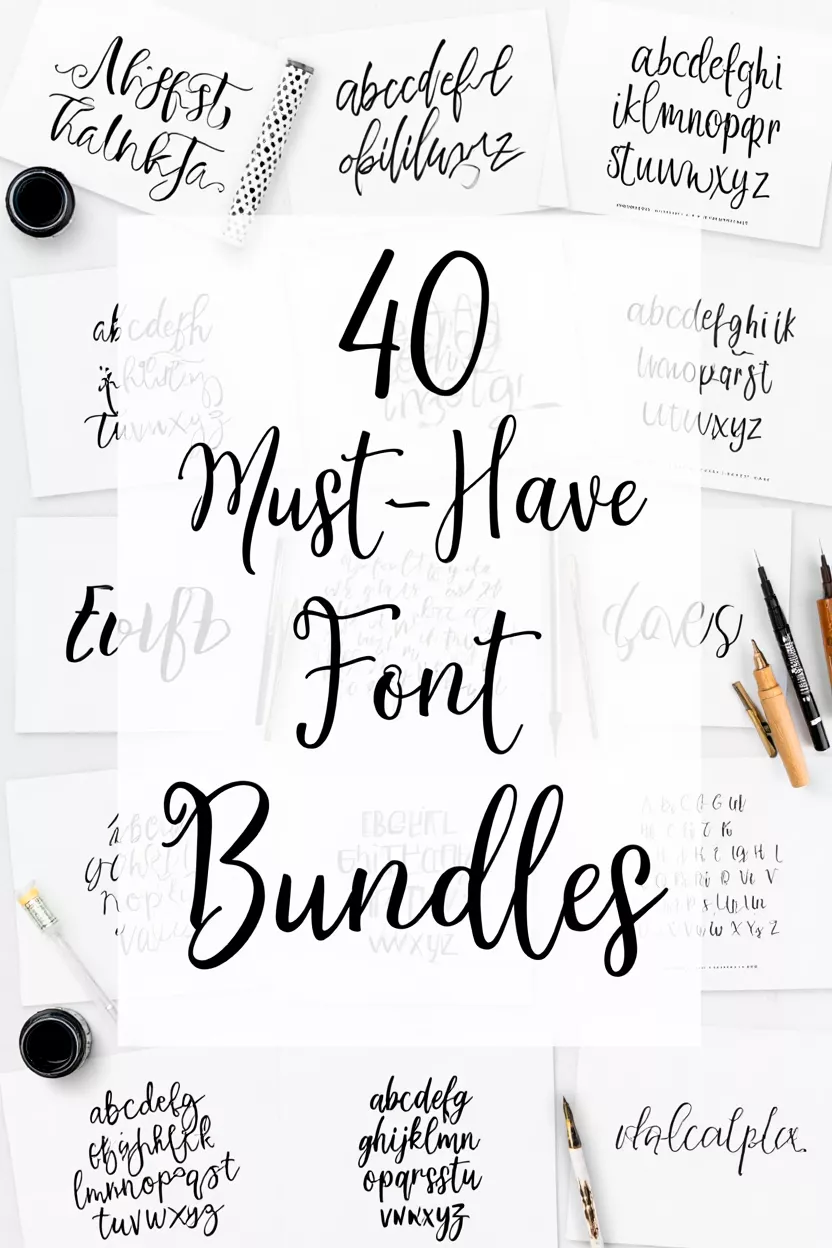 40 Must-Have Font Bundles for Designers and Creatives