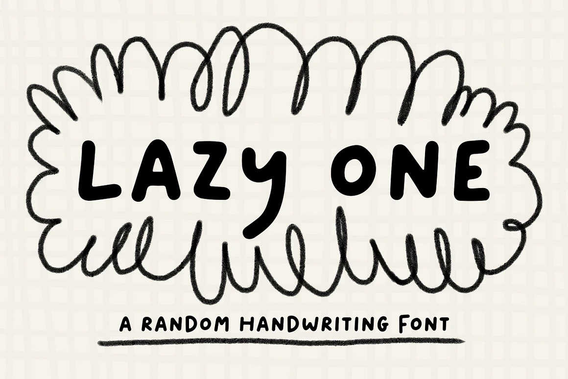 Lazy One — A Random Script Font