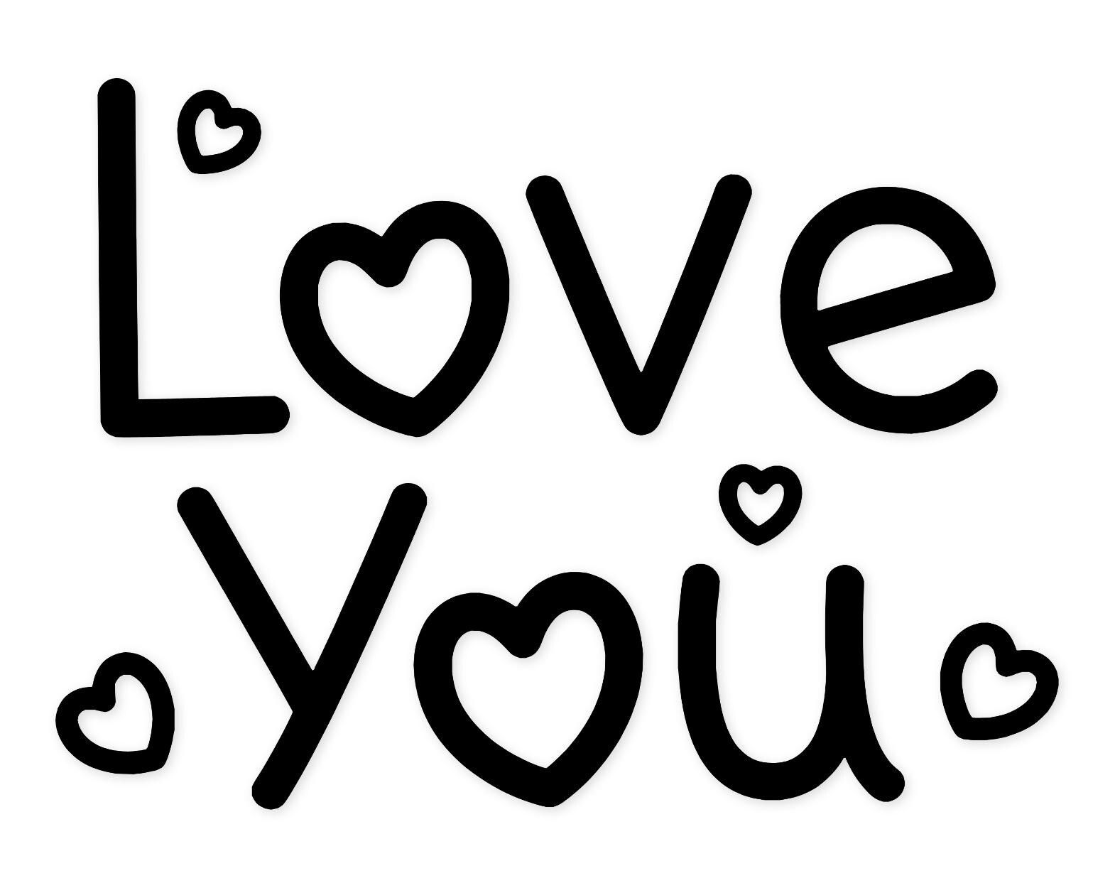 Je t’aime Svg : conception de typographie ludique pour la Saint-Valentin