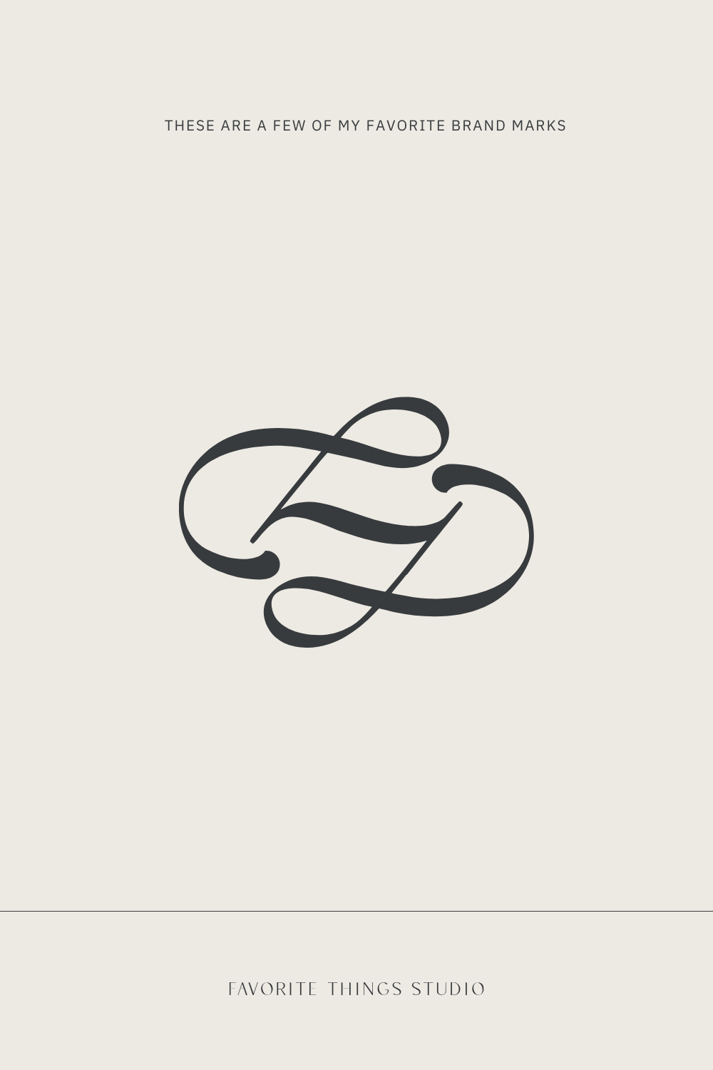 Brand mark by Favorite Things Studio, a brand and website design studio for Interior Designers.