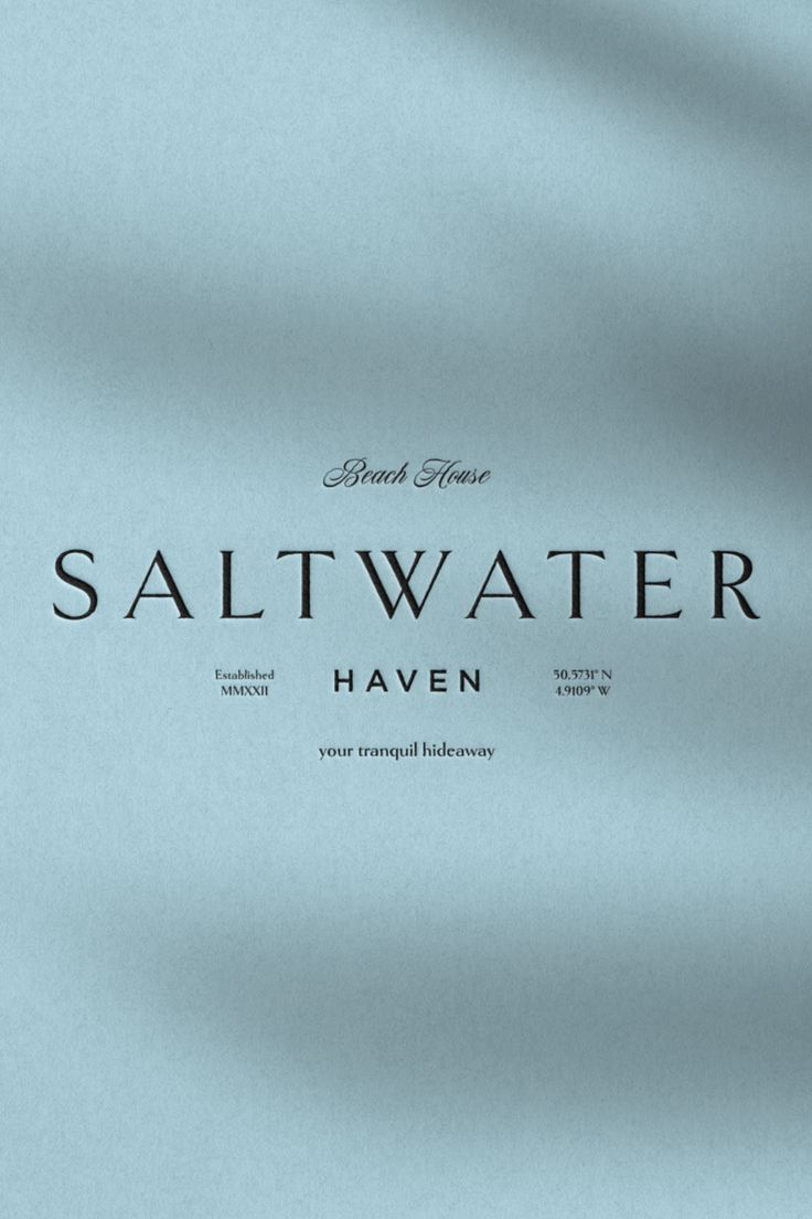 Semi-Custom Brand — Saltwater