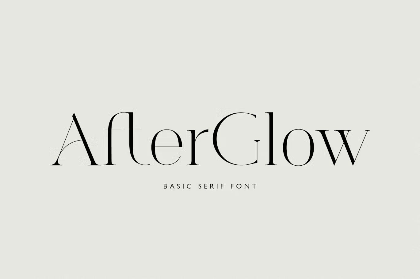 Afterglow Elegant Serif🔻