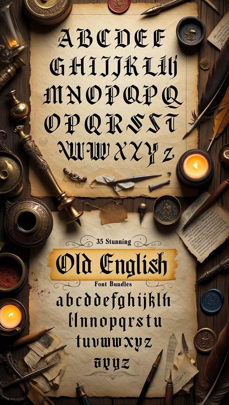 35 Stunning Old English Font Bundles to Elevate Your Design