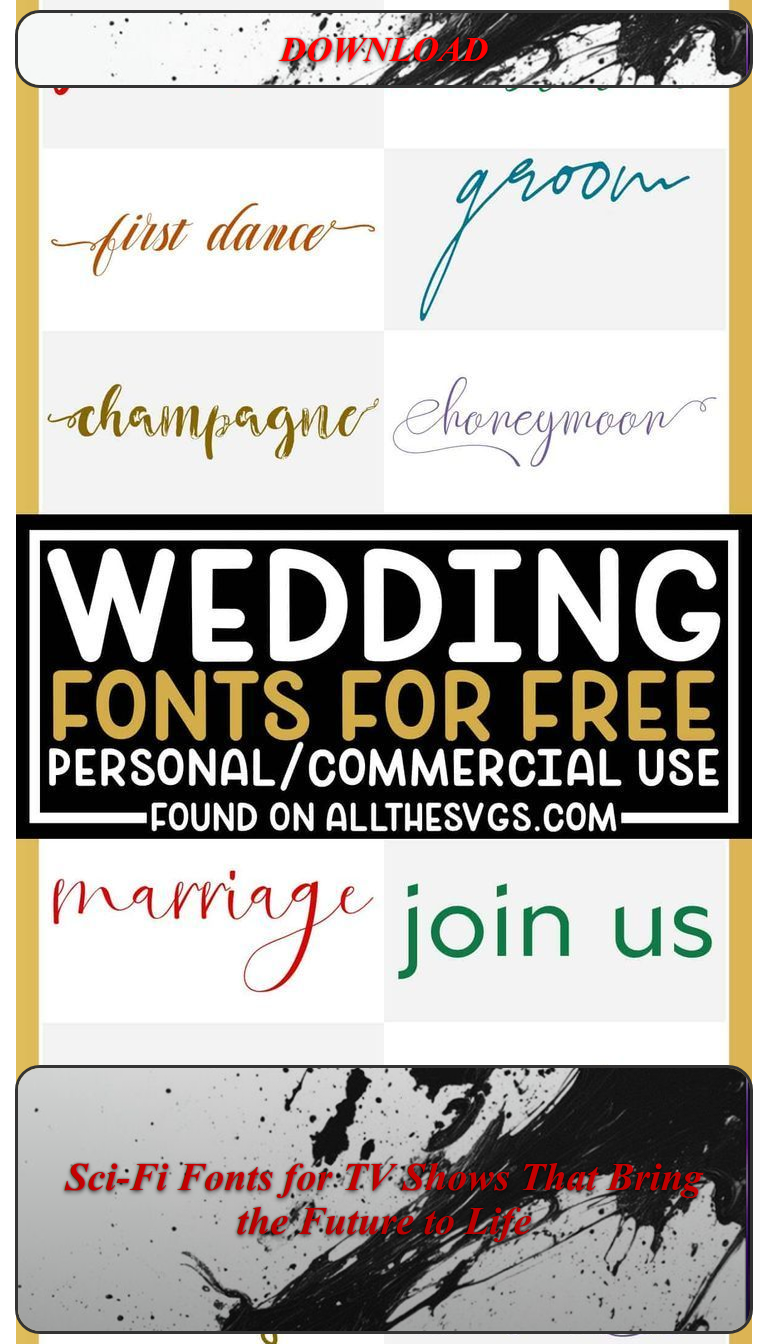 Sci-Fi Fonts for TV Shows That Bring the Future to Life