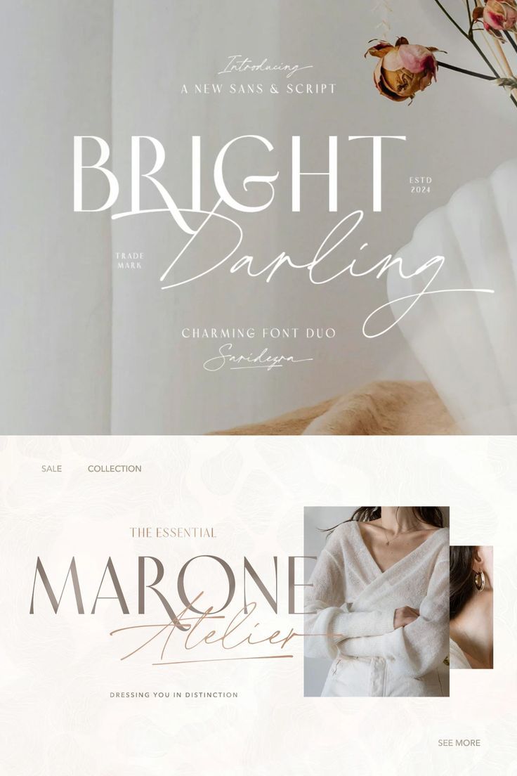 🧸Bright Darling — Charming Font Duo