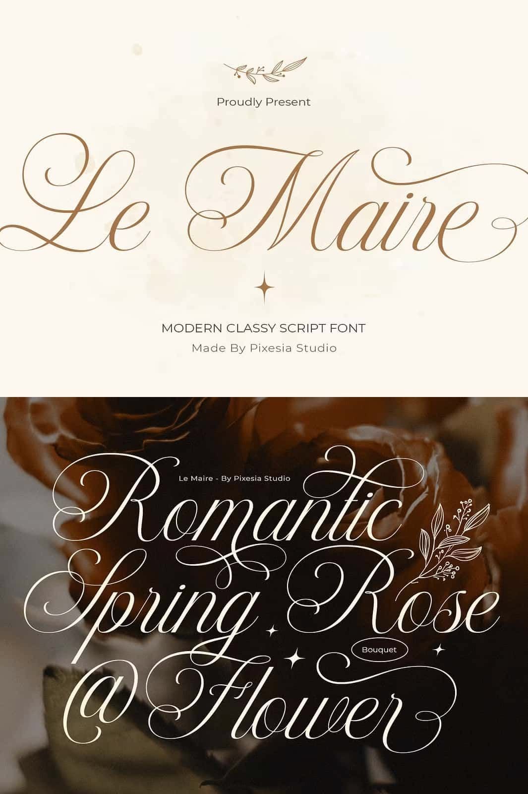 Modern Cursive Script Font for Elegant Lettering and Design