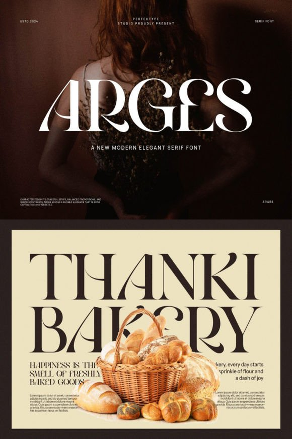 Agres Font: Elegant Serif for Luxury Branding and Logo Design