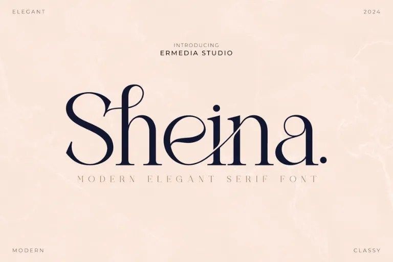Elegant Sheina Font for Modern Design Projects