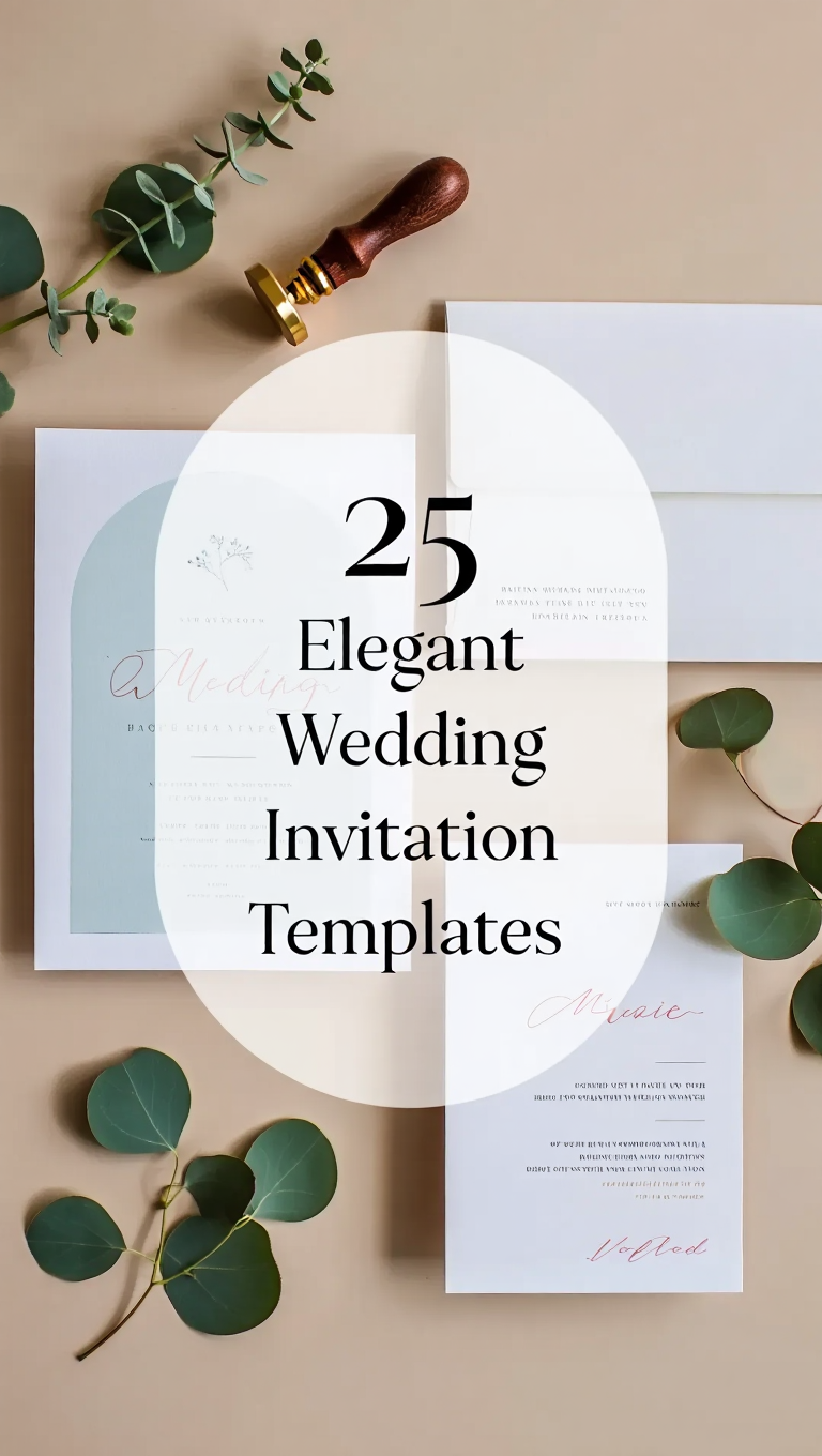 30 Editable Canva Wedding Invitation Mockup Envelope Liner Template