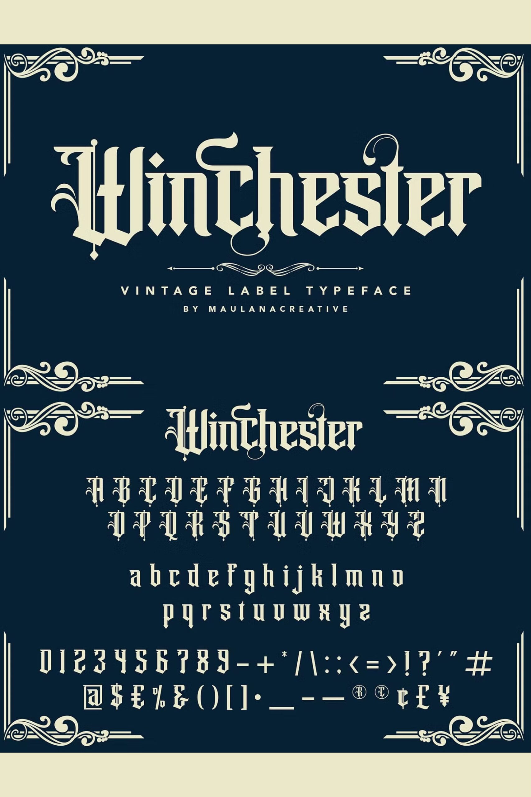 Winchester Blackletter Font