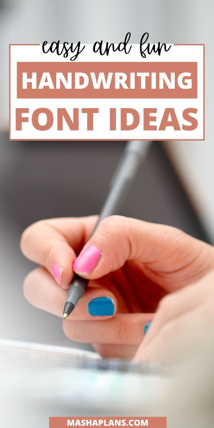 5 Easy Handwriting Fonts You’ll Love