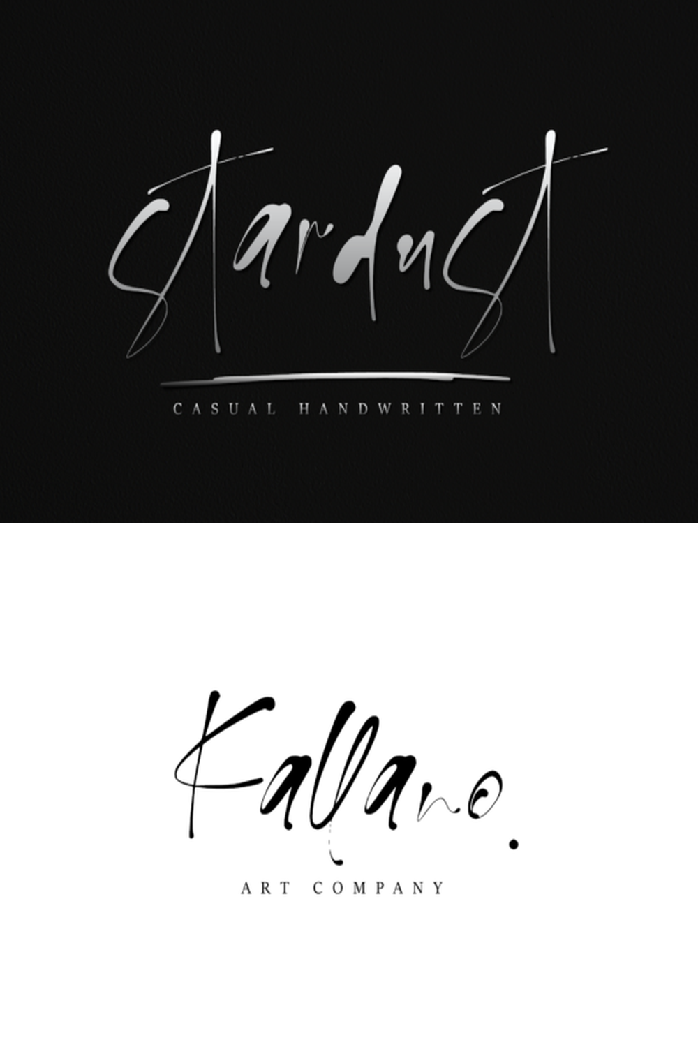 Stardust Font: Casual Handwritten Script with Swashes for Wedding Invitations