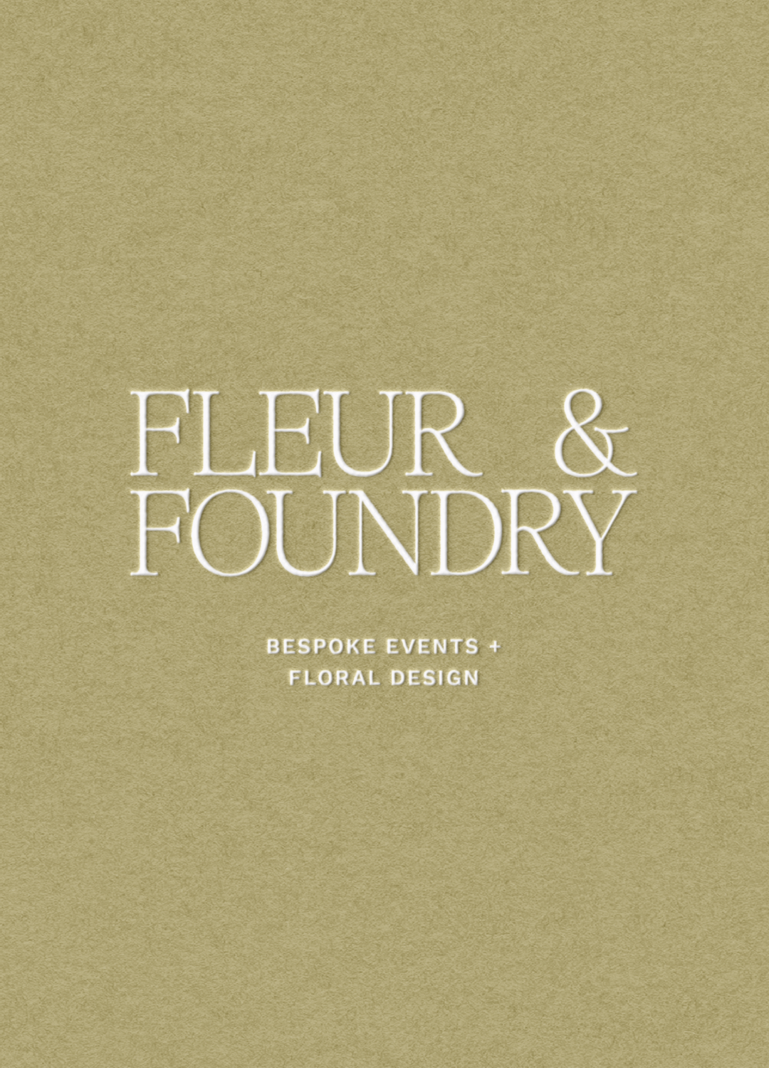 Wedding & Florist Logo Design | Romantic Brand Identity
