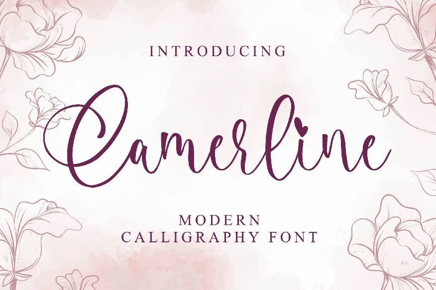 Camerline – Modern Calligraphy Font