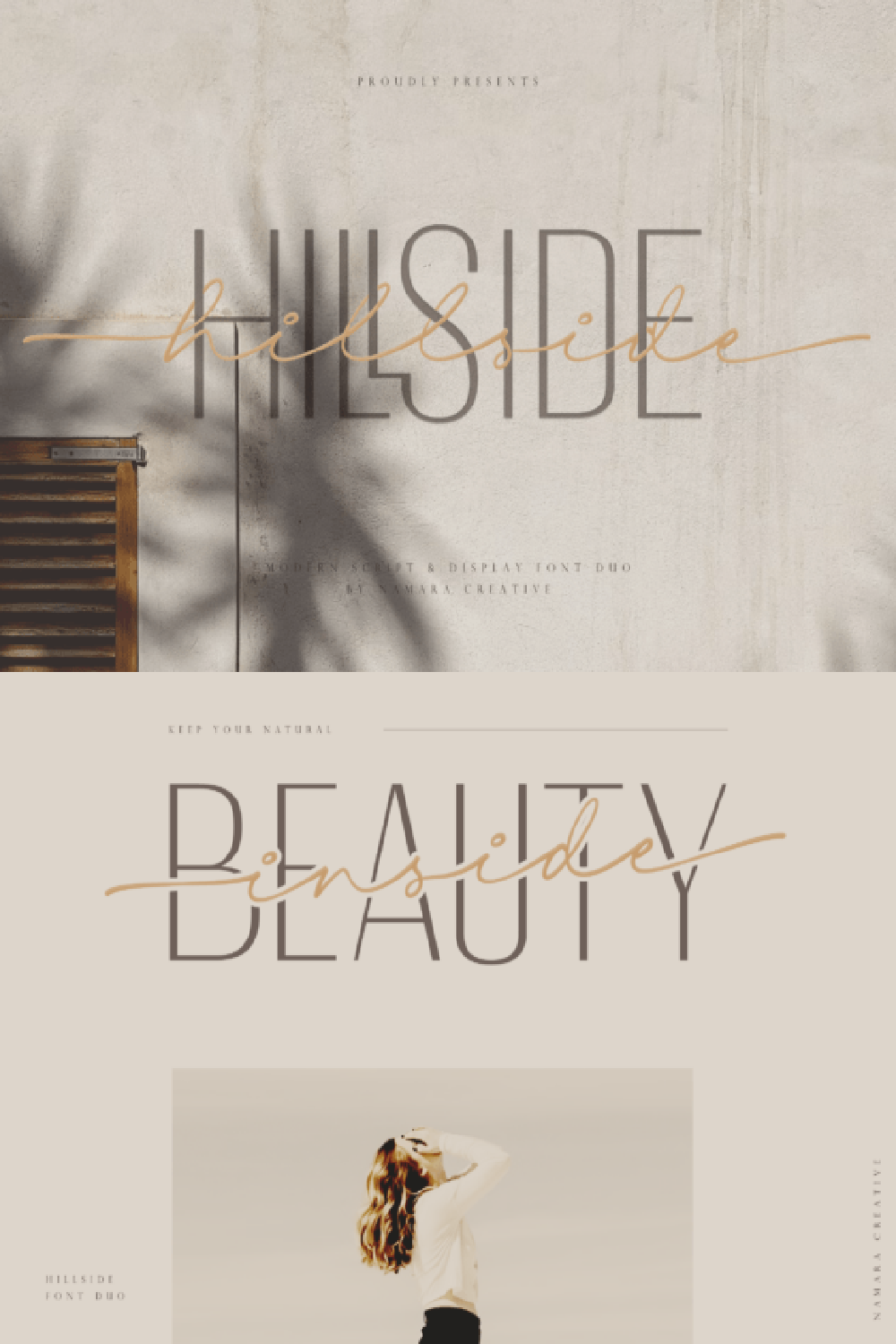 Hillside Font: Modern Sans & Script Duo for Elegant Branding