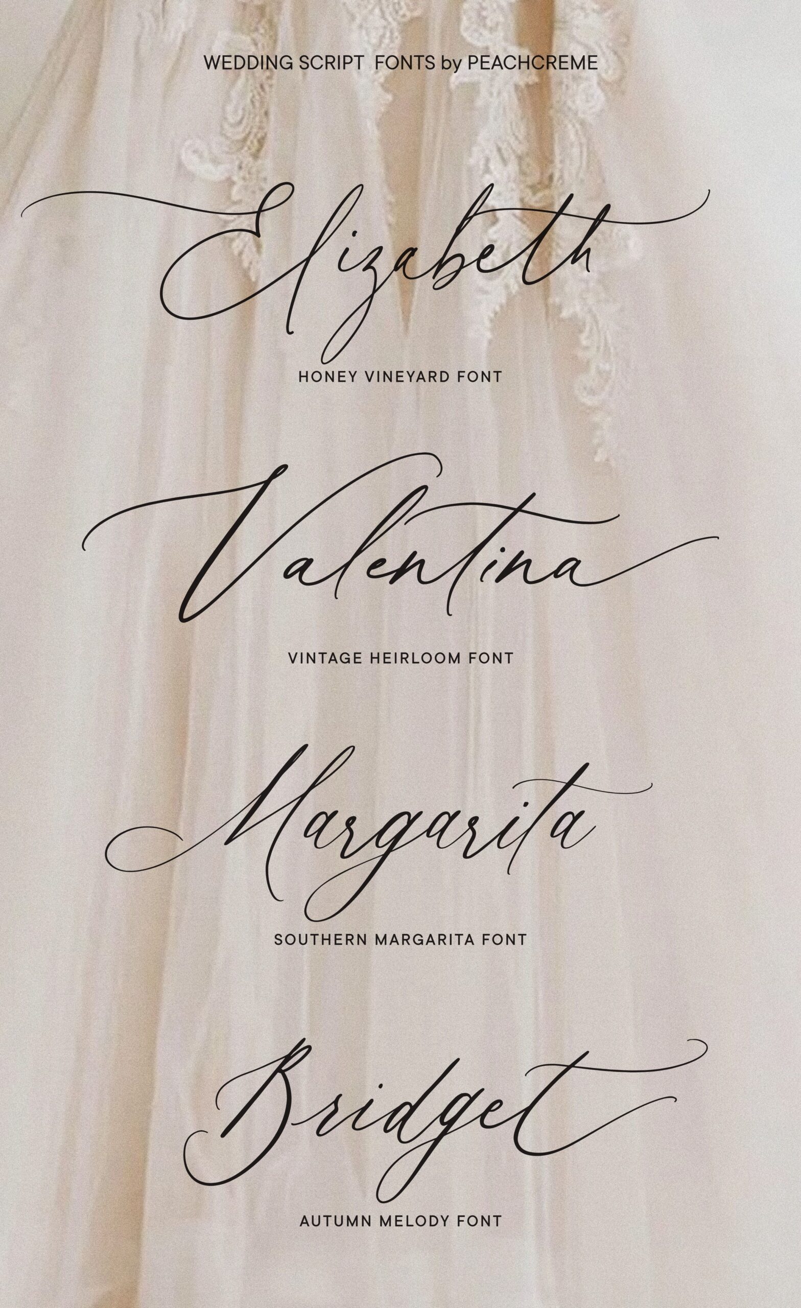 Wedding ceremony Fonts