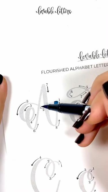 Lettering / Brush pen / caligrafia @lovableletters